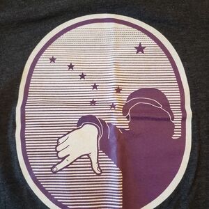 Alaska! American Apparel Charcoal Graphic Tee